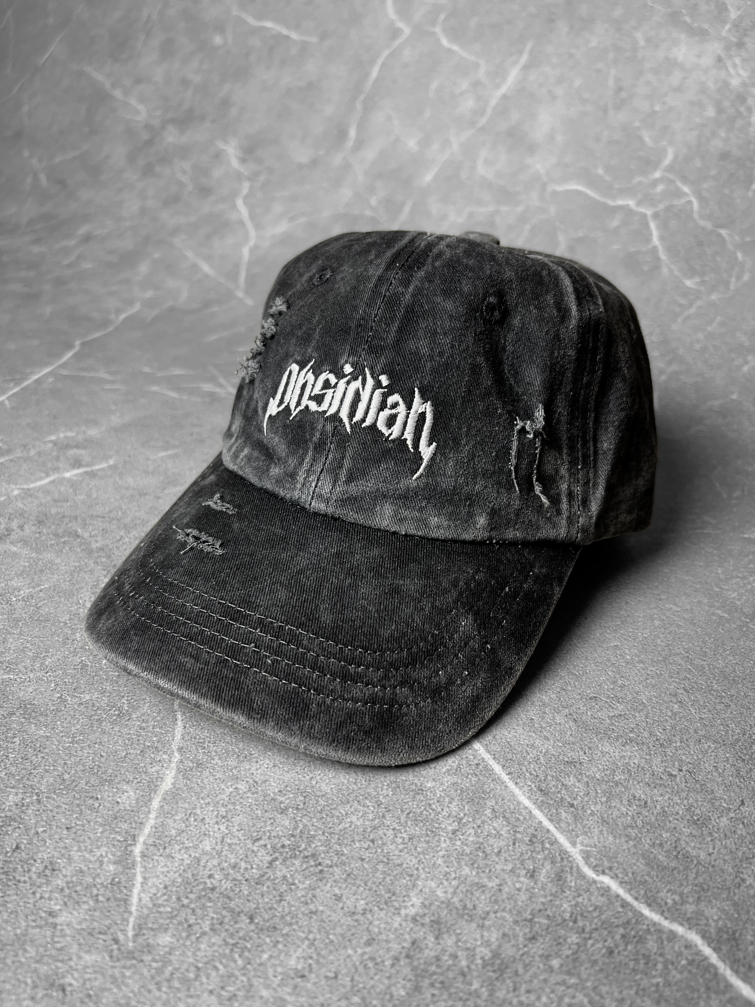 Obsidian Cap — Faded Black